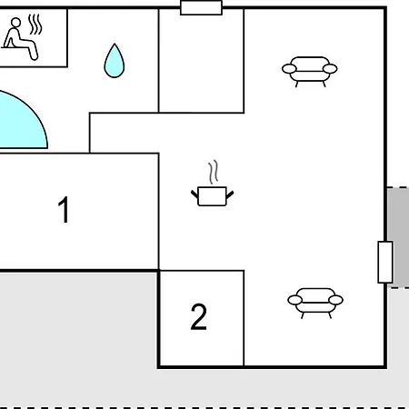 In Sydals With Kitchen 別荘 Skovbyballe